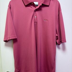 Greg Norman Collection Dark Pink Polo Shirt